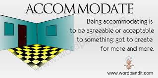 accommodate是什么意思