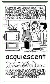 acquiescent是什么意思