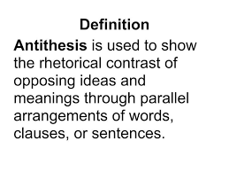 antithesis是什么意思