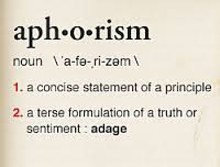 aphoristic是什么意思