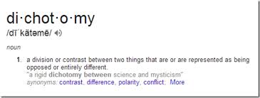 dichotomy是什么意思