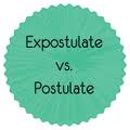 expostulate是什么意思