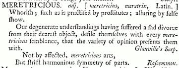 Meretricious是什么意思