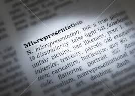 misrepresentation是什么意思