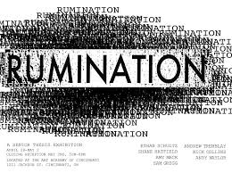 rumination是什么意思