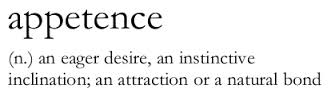 appetence是什么意思