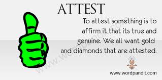attest是什么意思