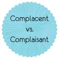 complaisant是什么意思