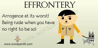 effrontery是什么意思