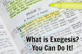 exegesis是什么意思