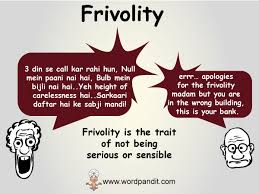 frivolity是什么意思