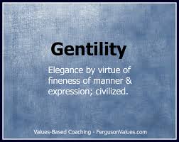 gentility是什么意思