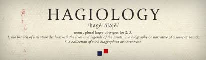 hagiology是什么意思