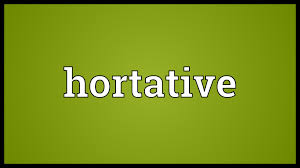 hortative是什么意思