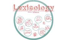 lexicology是什么意思
