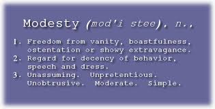 modesty是什么意思