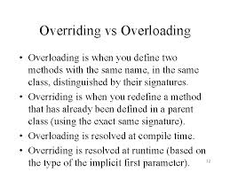 overriding是什么意思