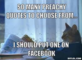 preachy是什么意思