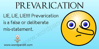 prevarication是什么意思