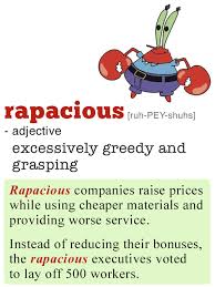 rapacious是什么意思