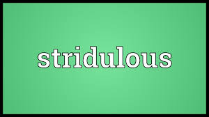 stridulous是什么意思