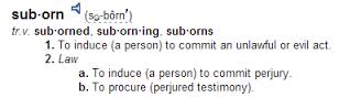 suborn是什么意思