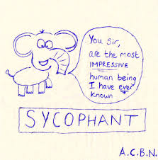 sycophant是什么意思